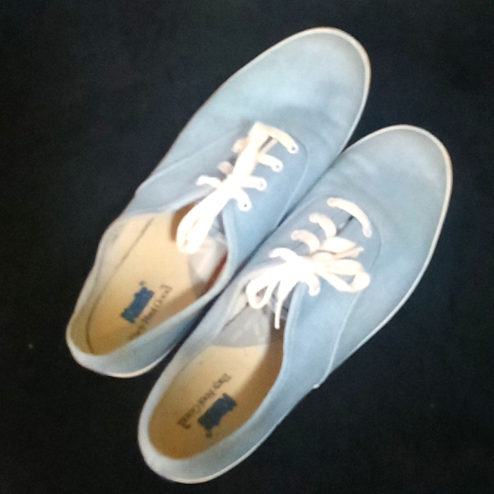 Keds Classic Light Blue Canvas Sneakers women's size 9.5